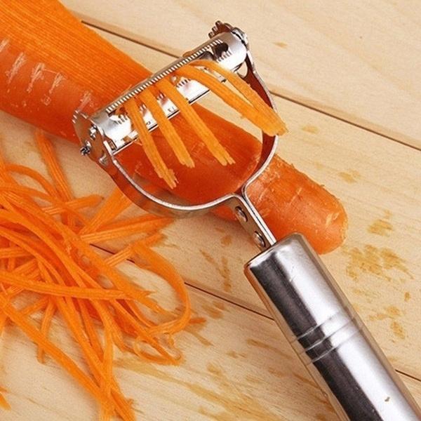 3-Pack: Stainless Steel Potato Cucumber Carrot Grater Kitchen & Dining - DailySale