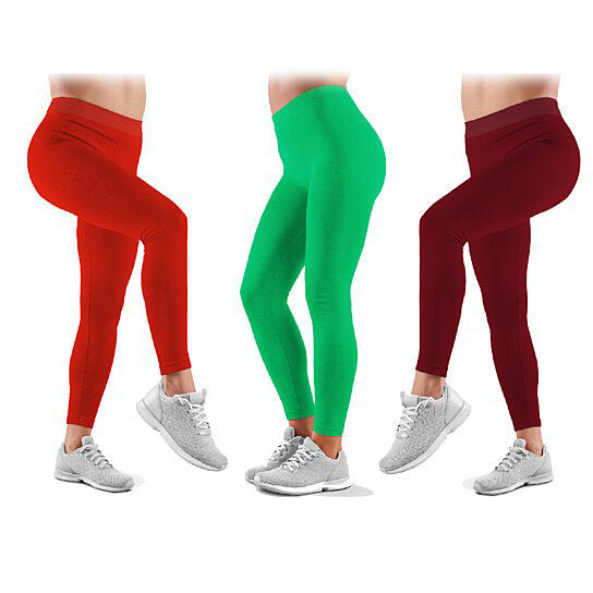 3-Pack: Ultra-Soft High Waisted Capri Leggings Women's Bottoms S - DailySale
