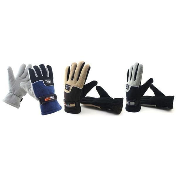 3-Pack: Unisex Fleece Winter Gloves Women's Accessories - DailySale