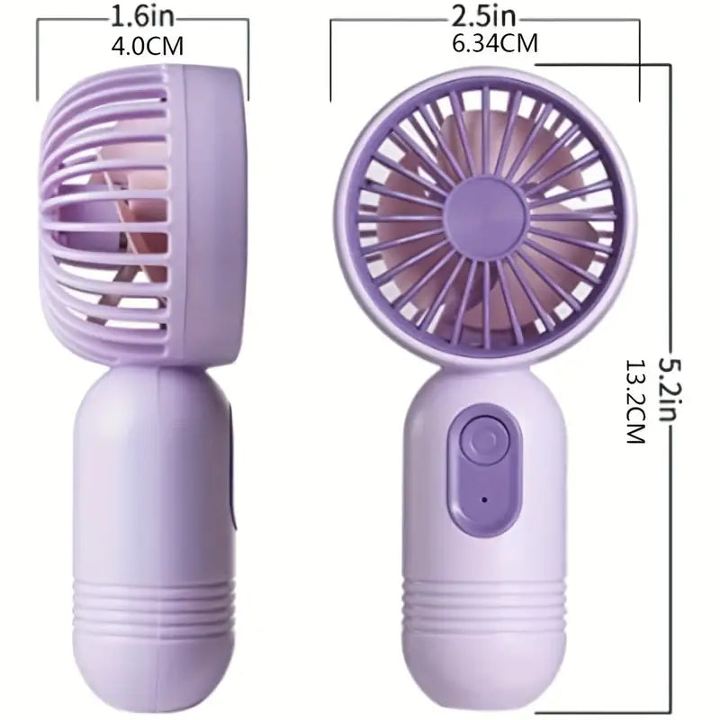 3-Pack: USB Rechargeable Mini Portable Fan with 3 Speeds Sports & Outdoors - DailySale
