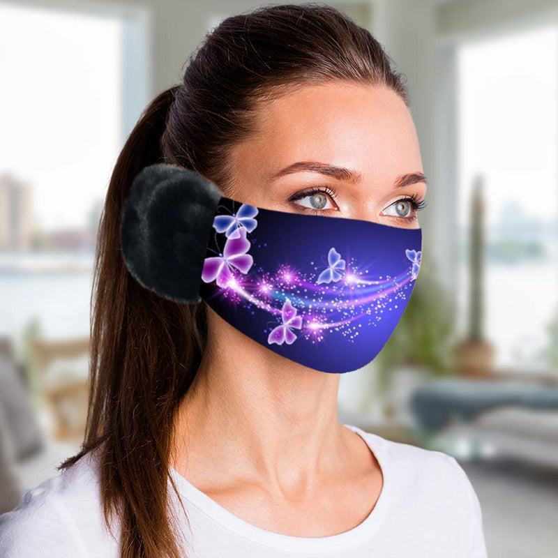3-Pack: Windproof Winter Reusable Non-Medical Warm Face Mask With Earmuff Face Masks & PPE - DailySale