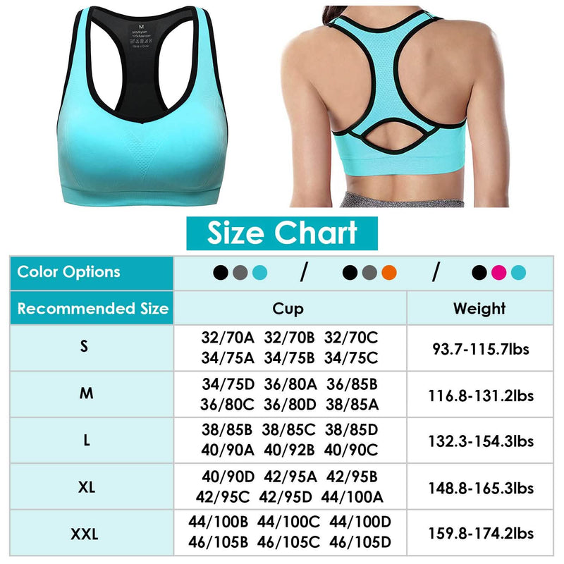 3-Pack: Women Padded Sports Bras Women's Swimwear & Lingerie - DailySale