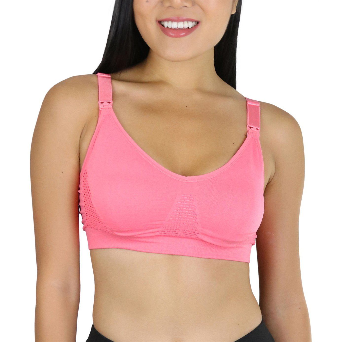 3-Pack: Women's Maternity Breast Feeding Seamless Bras Women's Clothing - DailySale