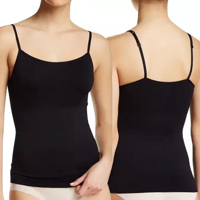 3-Pack: Women's Seamless Shaping Camisoles Women's Clothing Black - DailySale