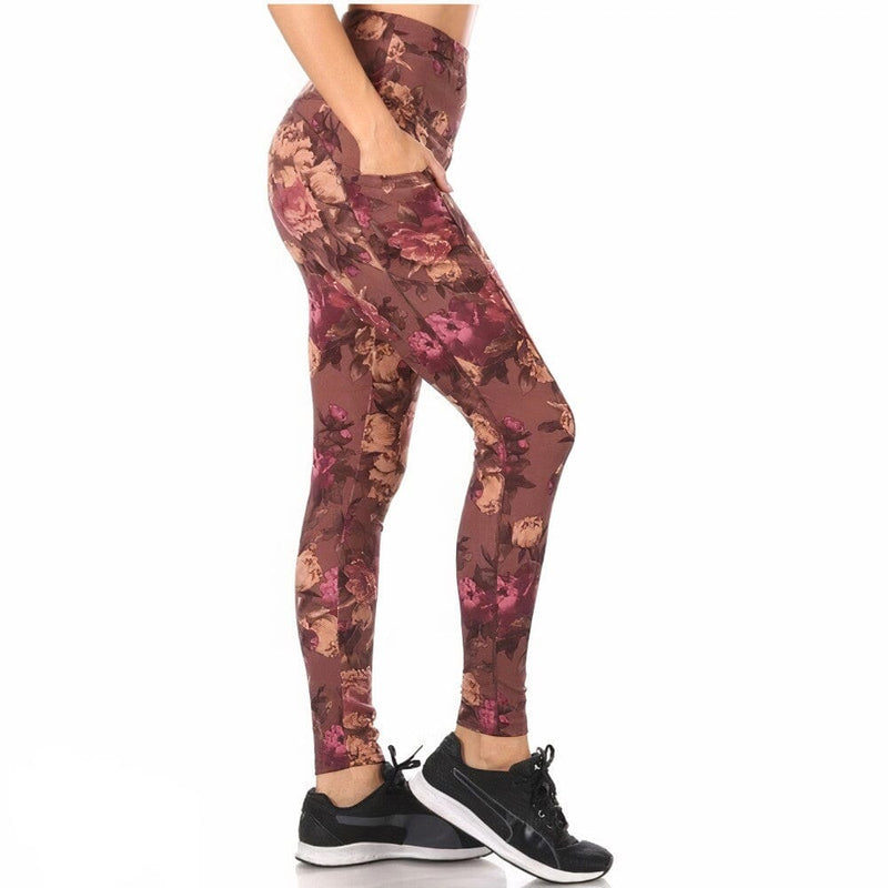3 Pack: Women's Tummy Control Active Leggings with Side Pockets Women's Bottoms - DailySale