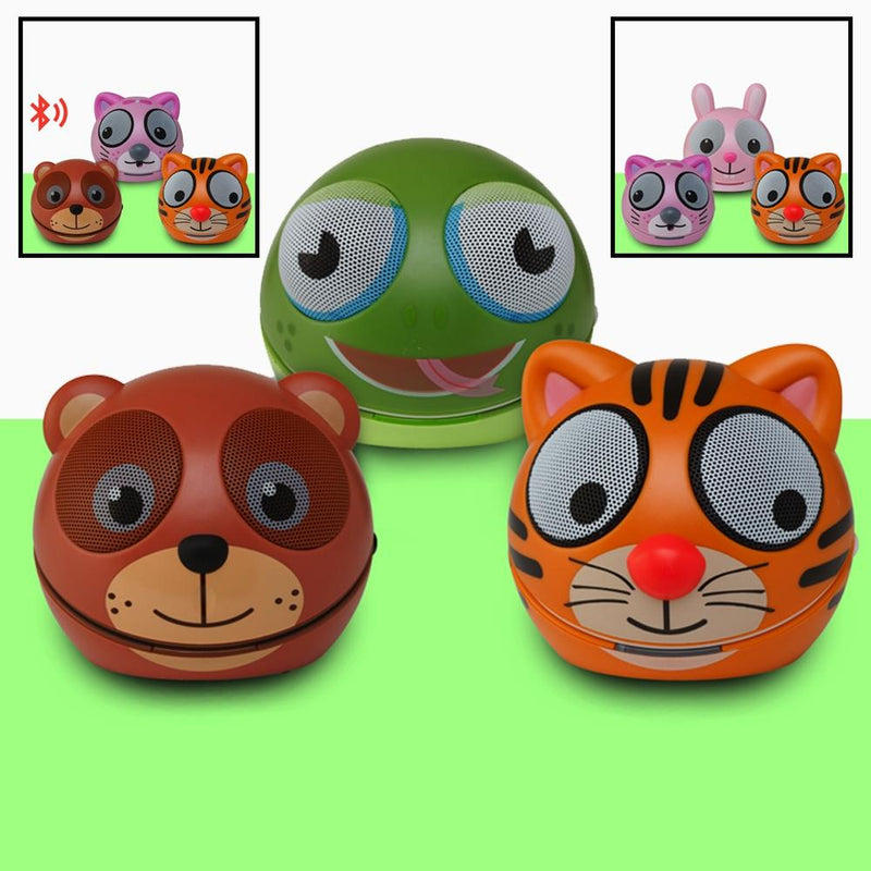 3-Pack: Zootunes Compact Portable Bluetooth Stereo Speaker Toys & Games - DailySale