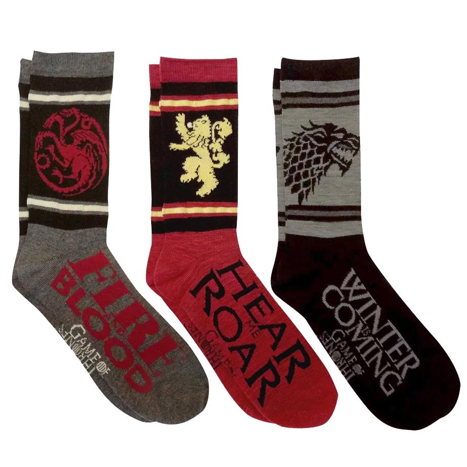 3-Pair: Game of Thrones Houses Box and Targaryen Box Men's Apparel No. 2 - DailySale