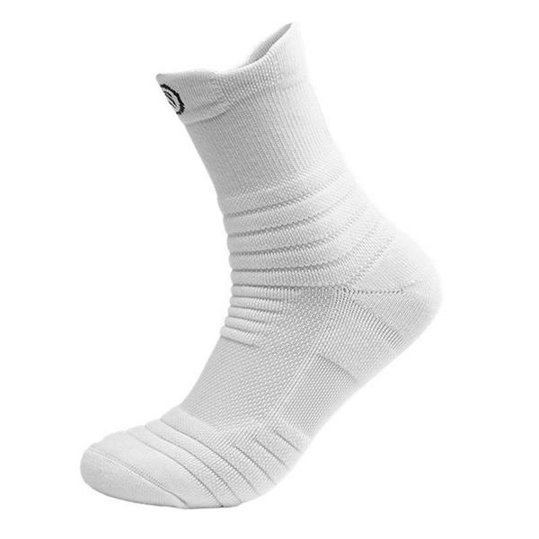 3-Pair: Men's Thick Towel Bottom Breathable Sweat-absorbent Outdoor Sports Running Socks Elite Basketball Sports Socks