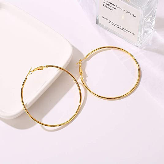 3-Pairs: Big Hoop Earrings Earrings - DailySale