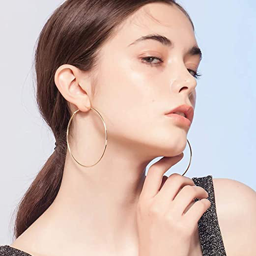 3-Pairs: Big Hoop Earrings Earrings - DailySale