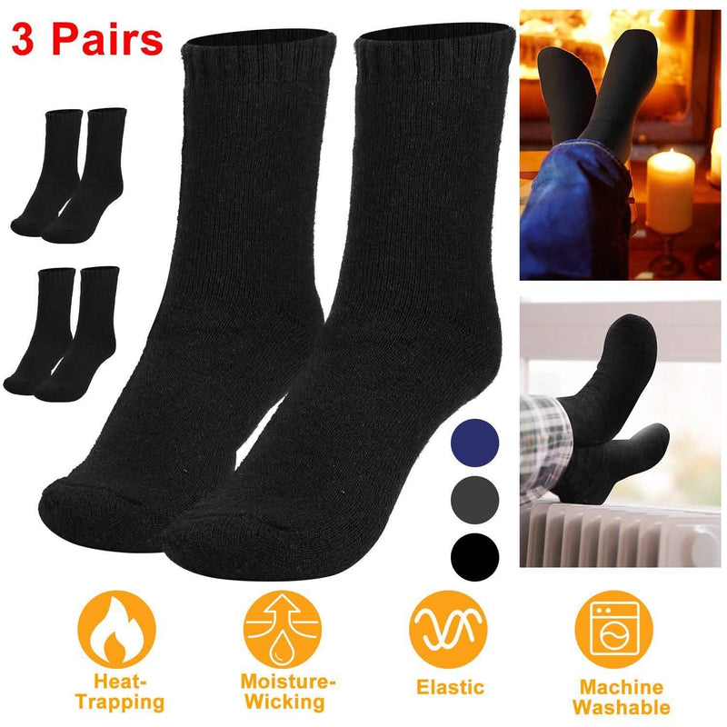 3-Pairs: Men Warm Wool Socks Men's Accessories - DailySale
