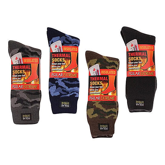 3-Pairs: Men's Insulated Thermal Soft Winter Warm Crew Socks Sports & Outdoors - DailySale