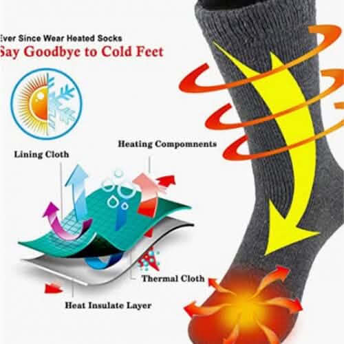 3-Pairs: Men's Thermal Socks for Cold Weather Insulated Socks Men's Shoes & Accessories - DailySale