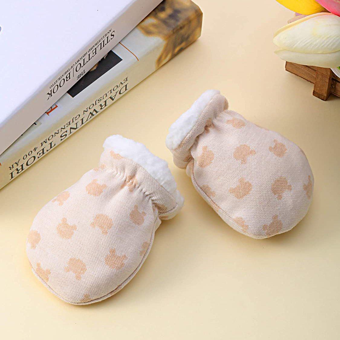 3-Pairs: Newborn Mitten Gloves Baby - DailySale