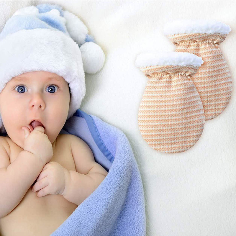 3-Pairs: Newborn Mitten Gloves Baby - DailySale