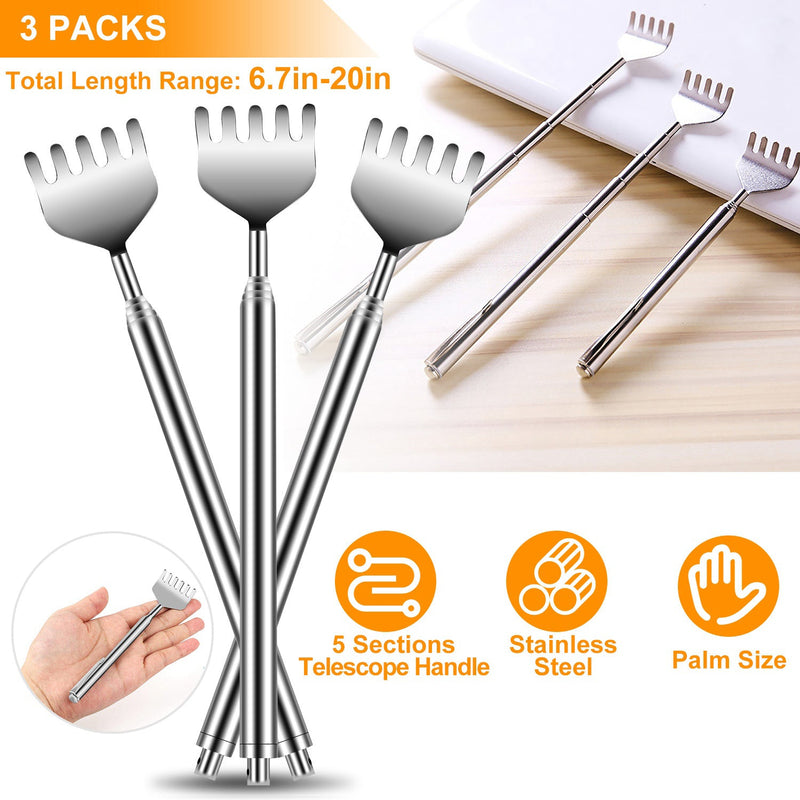 3-Piece: 20" Telescopic Back Scratcher Everything Else - DailySale