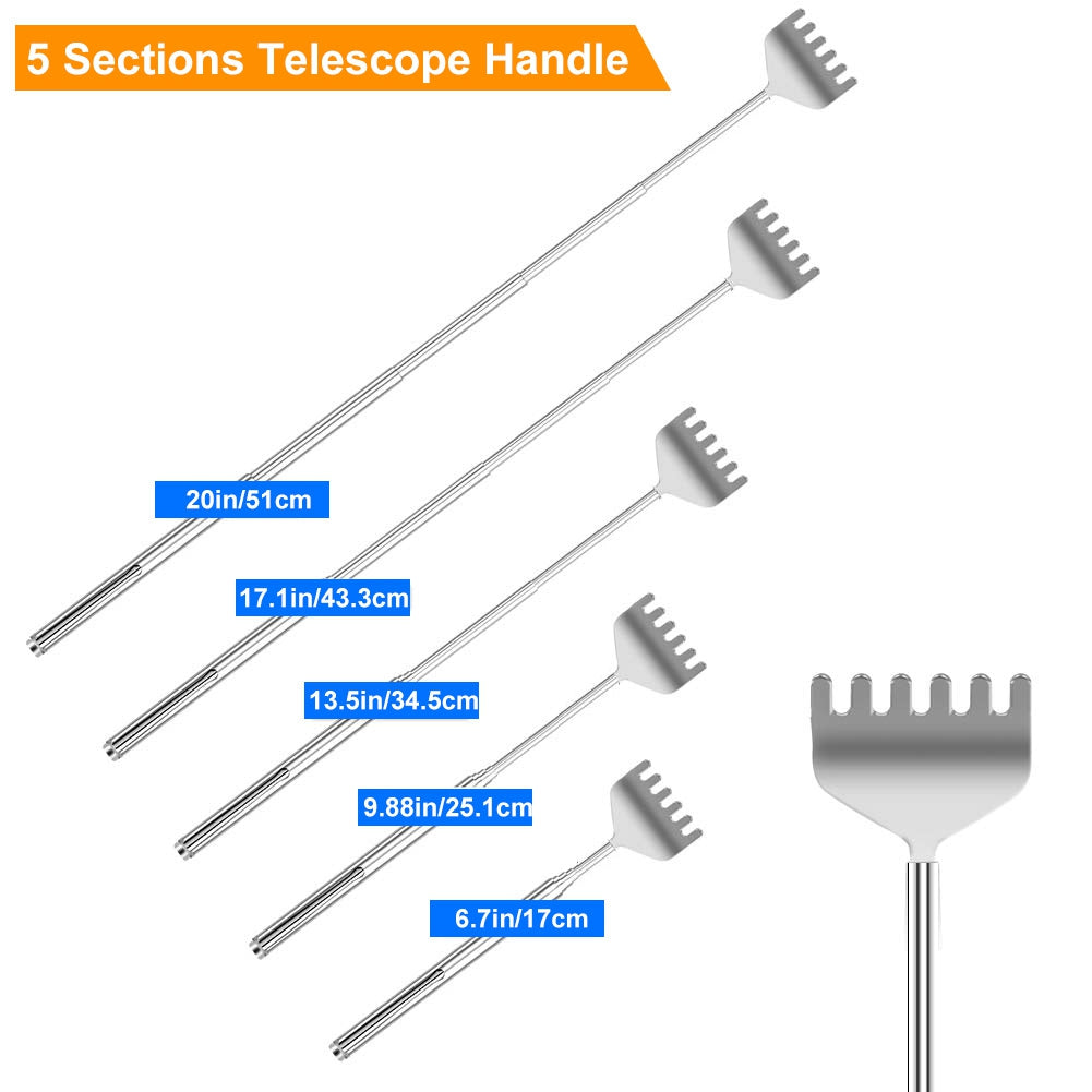 3-Piece: 20" Telescopic Back Scratcher Everything Else - DailySale