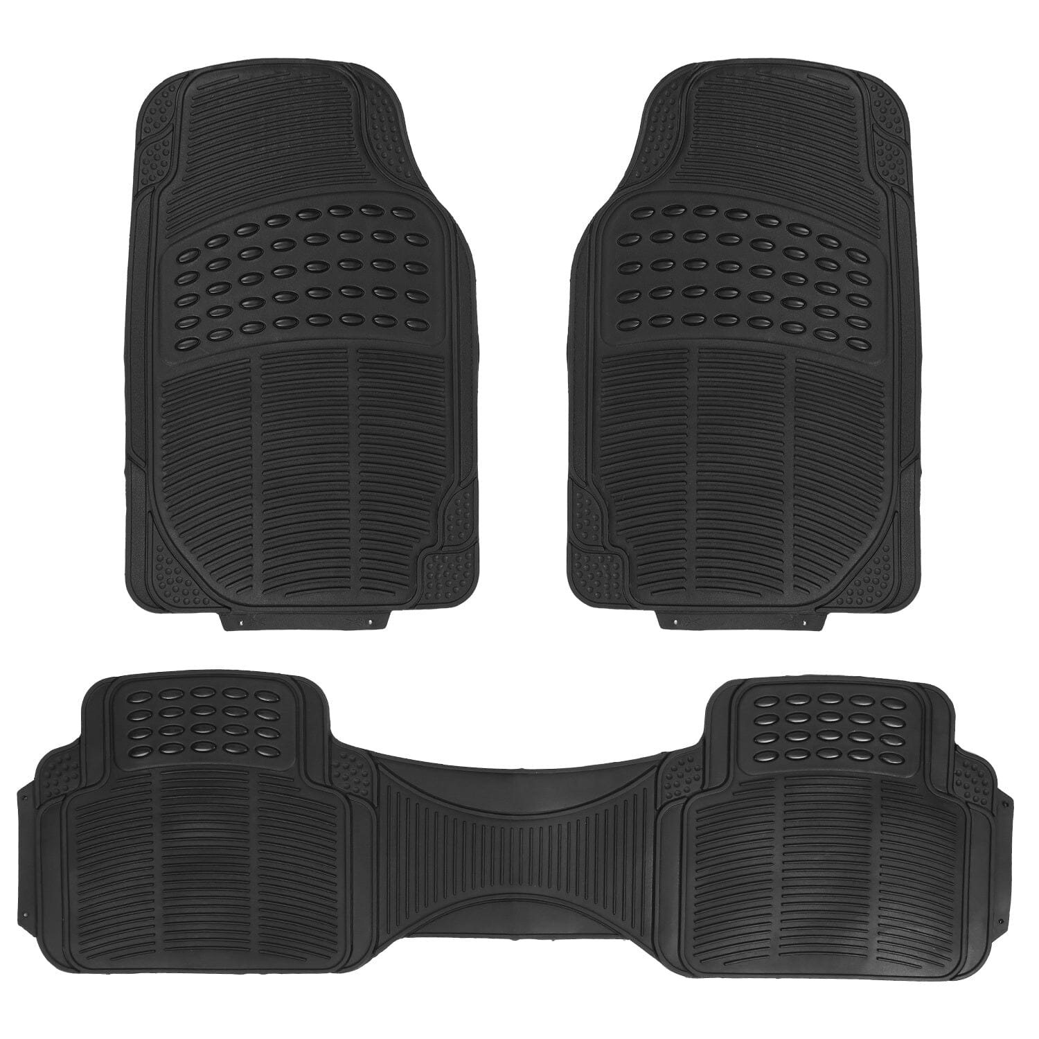 3-Piece: Automotive Floor Mats Set Automotive - DailySale