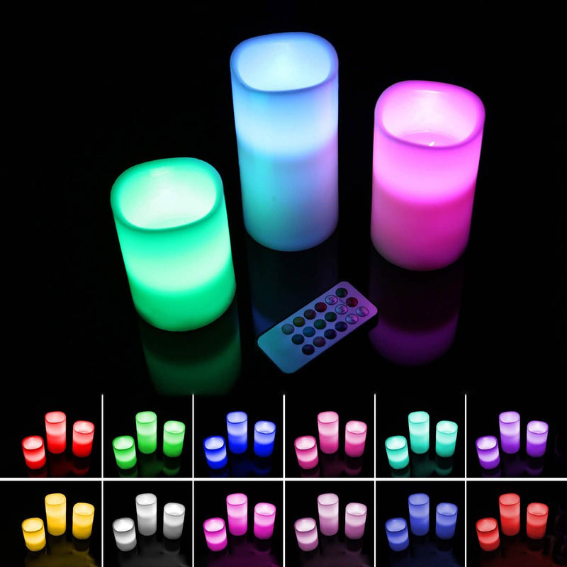 3-Piece: Flameless Votive Candles Lighting & Decor - DailySale