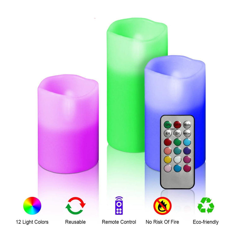 3-Piece: Flameless Votive Candles Lighting & Decor - DailySale
