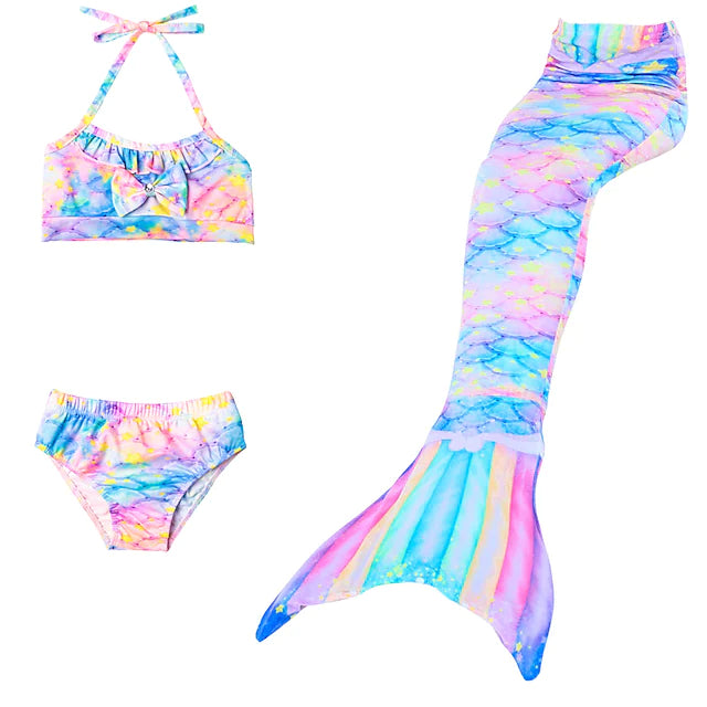 3-Piece: Girls Swimwear Bikini Set