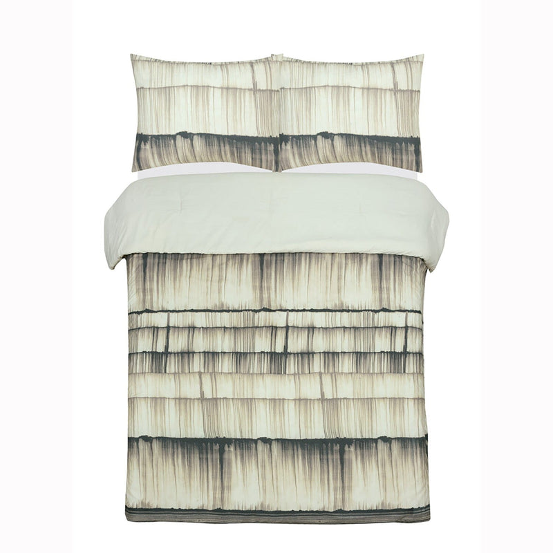 3-Piece: Global Stria Stripe Comforter Set Bedding - DailySale