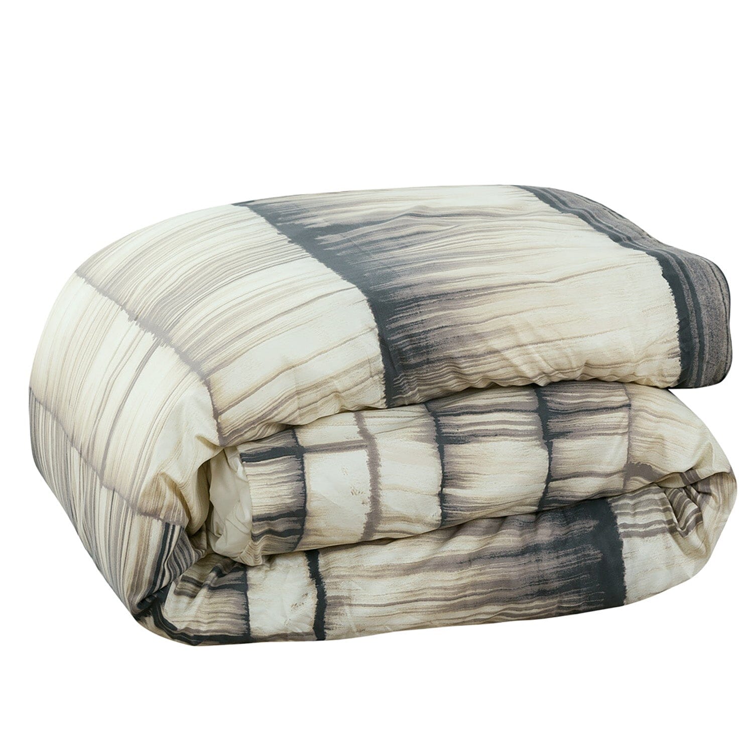 3-Piece: Global Stria Stripe Comforter Set Bedding - DailySale