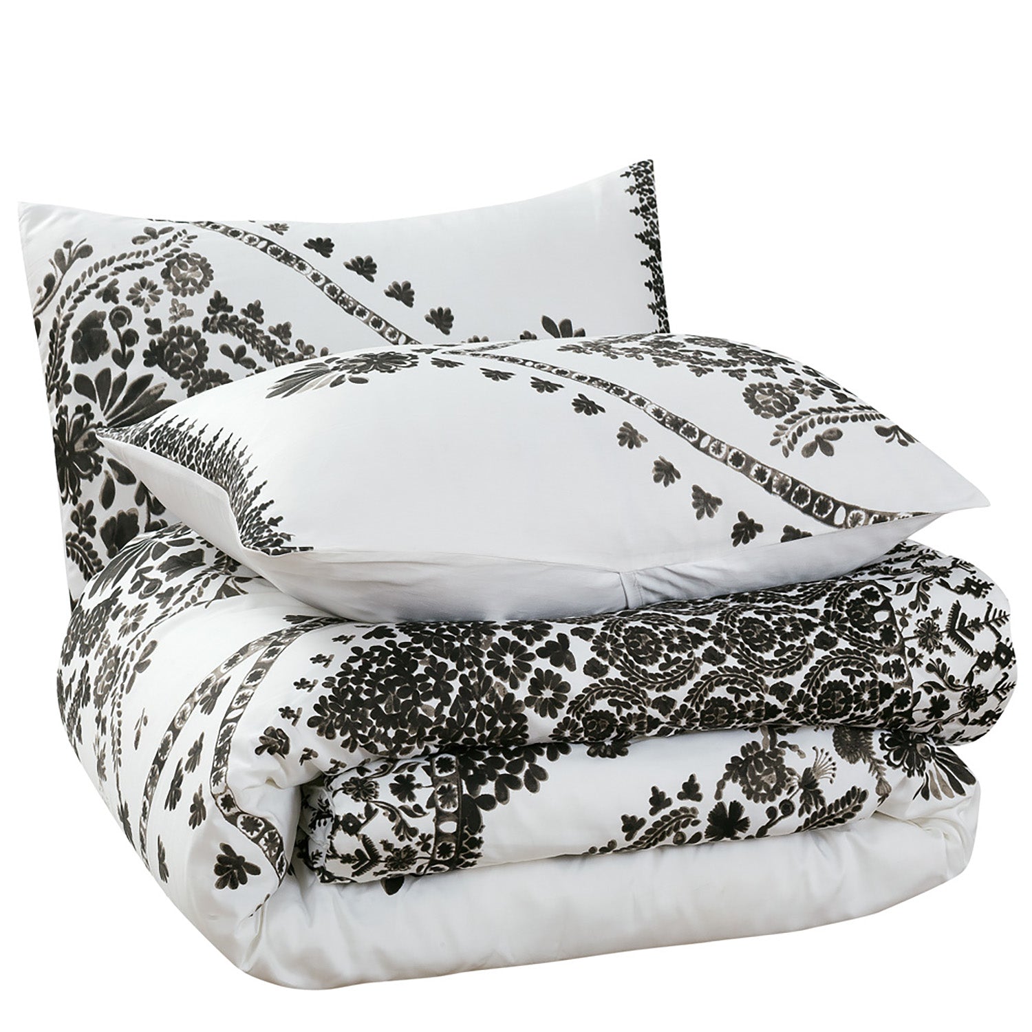 3-Piece: Global Varanasi Cotton Comforter Set Bedding - DailySale