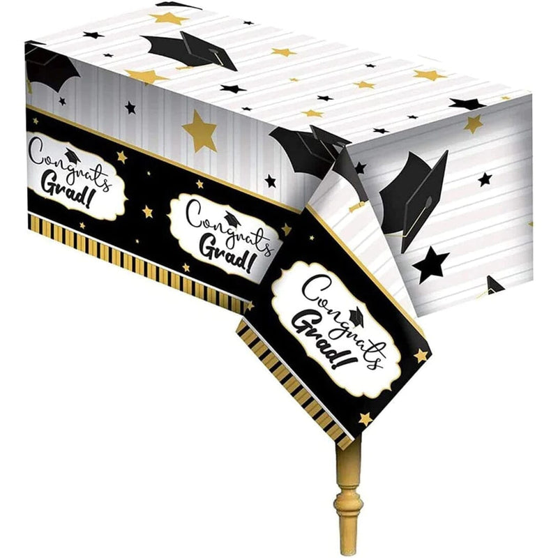 3-Piece: Graduation Party Table Cover Holiday Decor & Apparel - DailySale