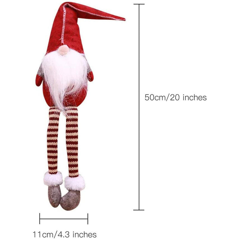 3 Piece: Handmade Sitting Long-Legged Christmas Elf Bottle Decoration Set Holiday Decor & Apparel - DailySale