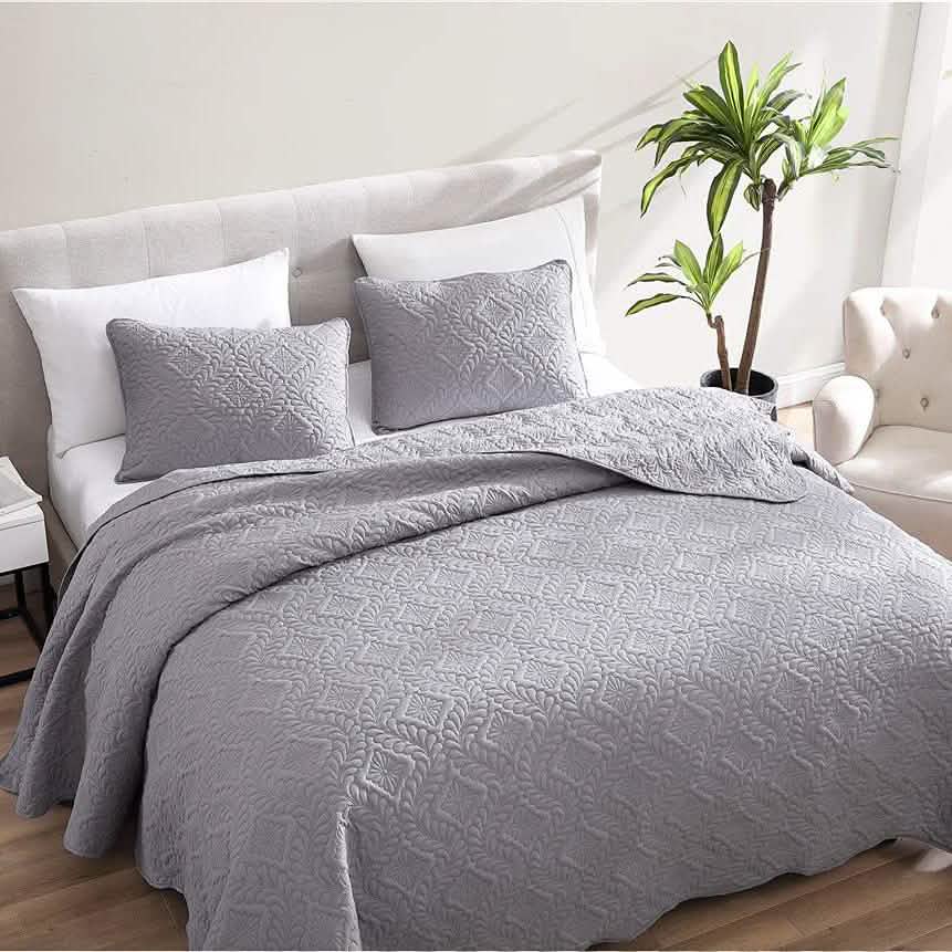 3Piece Ivy Bedspread Quilt Set