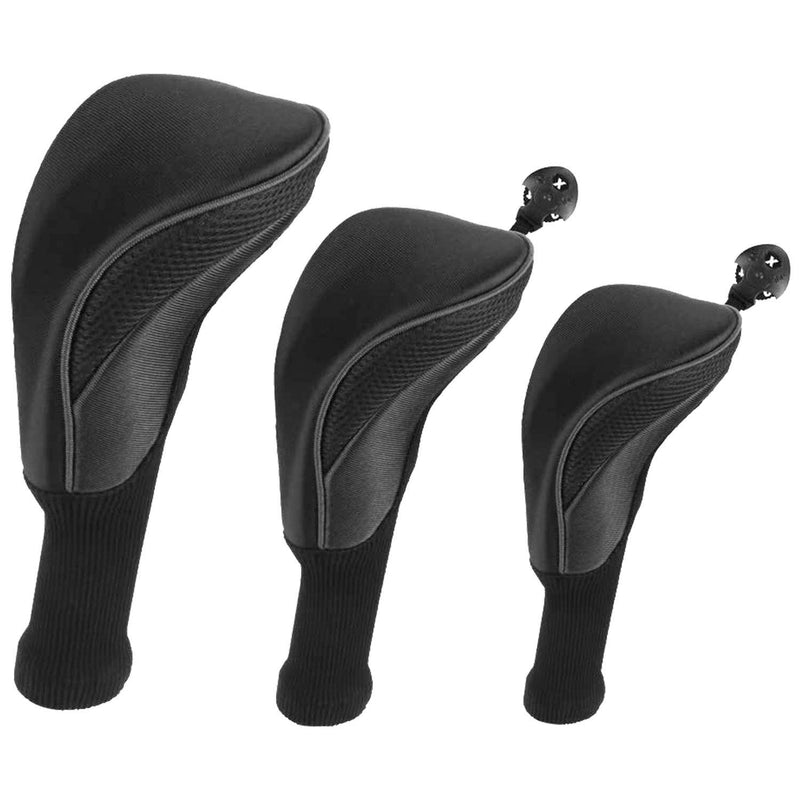 3-Piece: Long Neck Mesh Golf Club Head Cover Sports & Outdoors - DailySale