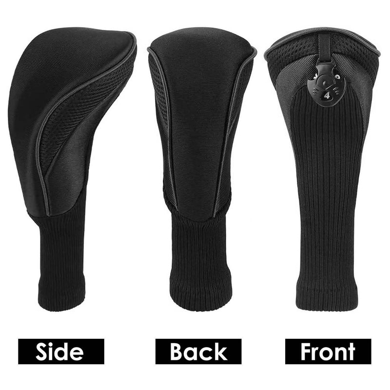 3-Piece: Long Neck Mesh Golf Club Head Cover Sports & Outdoors - DailySale
