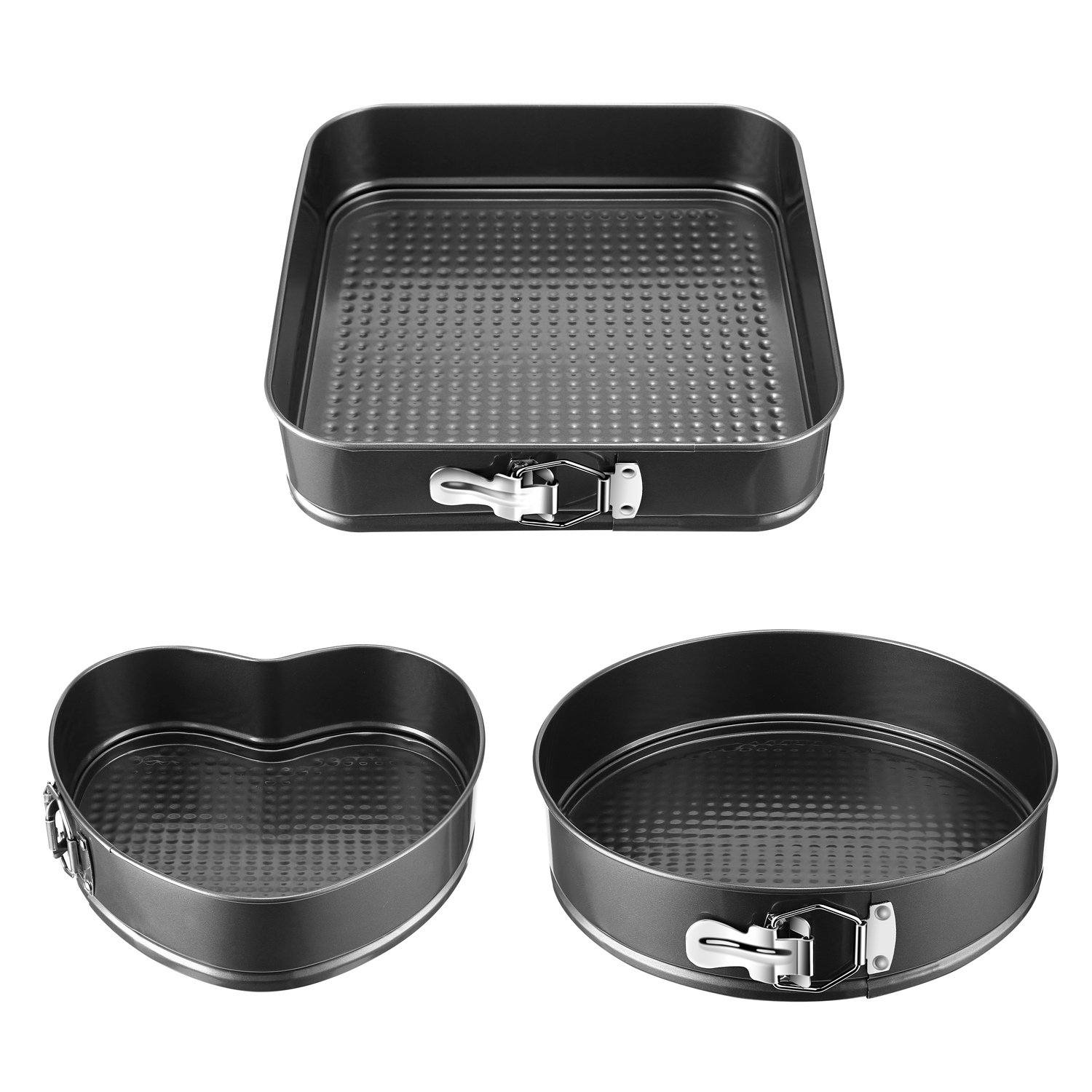 3-Piece: Non-stick Springform Cake Pan Set with Removable Bottom Kitchen & Dining - DailySale