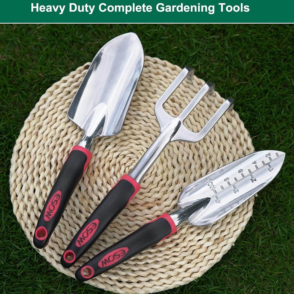 3-Piece Set: Cast-Aluminum Heavy Duty Gardening Kit Garden & Patio - DailySale