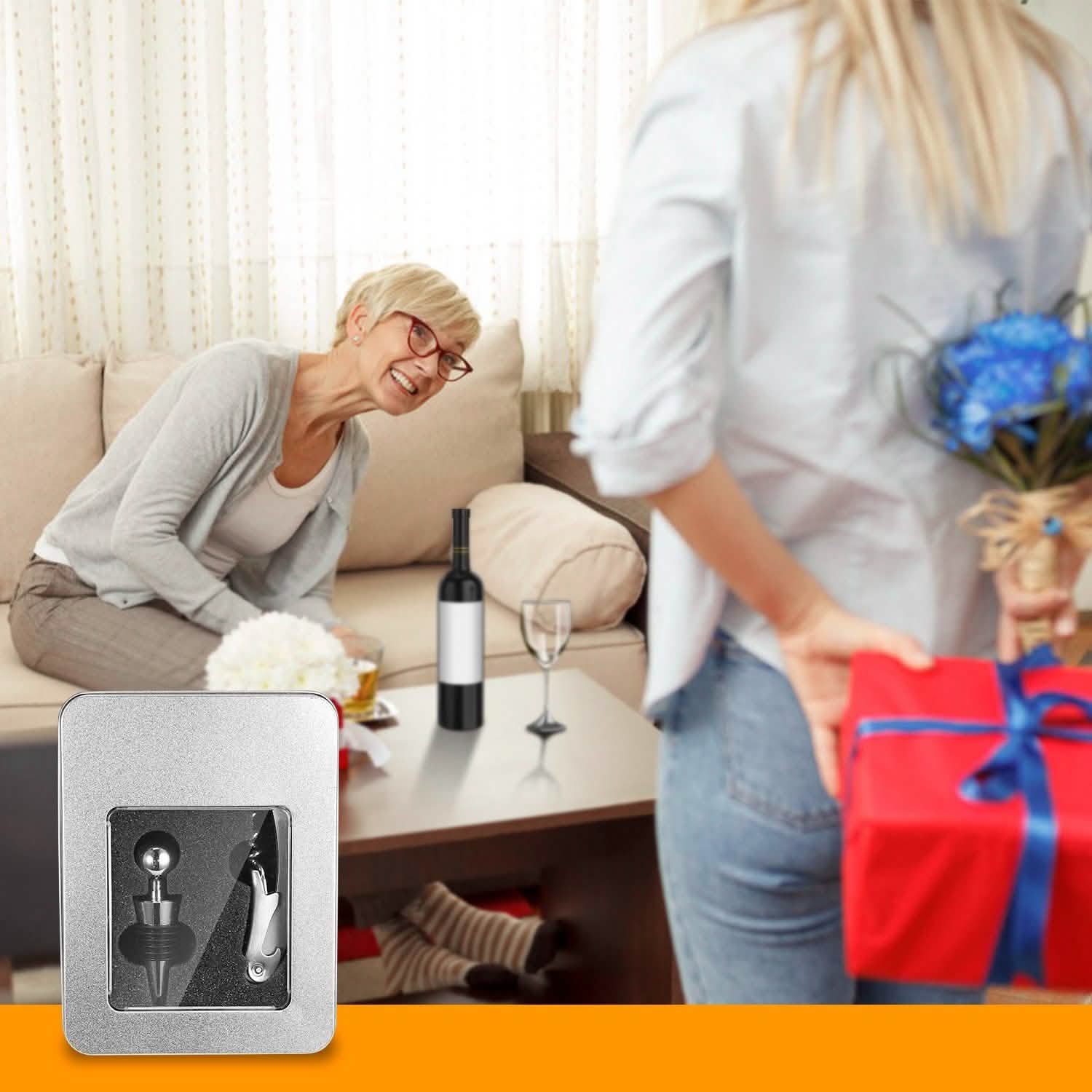 3-Piece Set: Corkscrew Bottle Opener Set Kitchen & Dining - DailySale