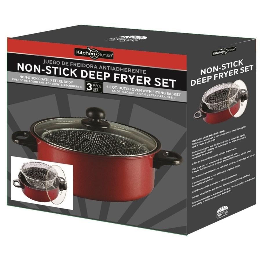 3-Piece Set: Deep Fryer Set Kitchen & Dining - DailySale