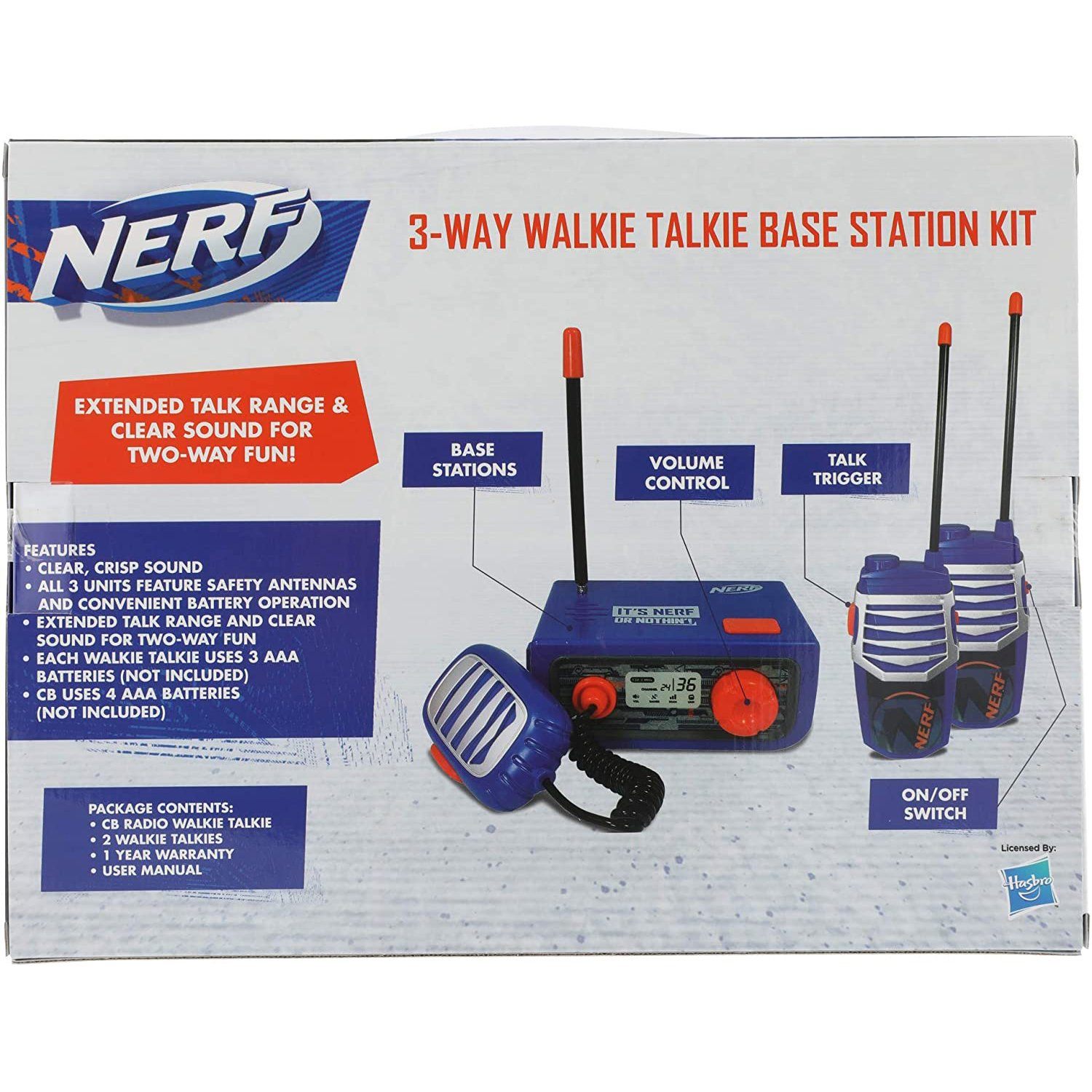 3-Piece Set: NERF Walkie Talkies Toys & Hobbies - DailySale