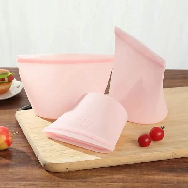 3-Piece Set: Reusable Refrigerator Fresh Bags Kitchen Storage - DailySale