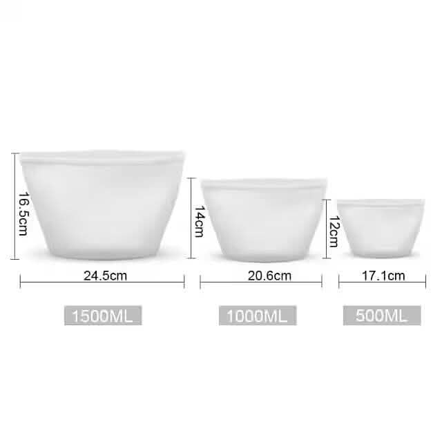 3-Piece Set: Reusable Refrigerator Fresh Bags Kitchen Storage - DailySale
