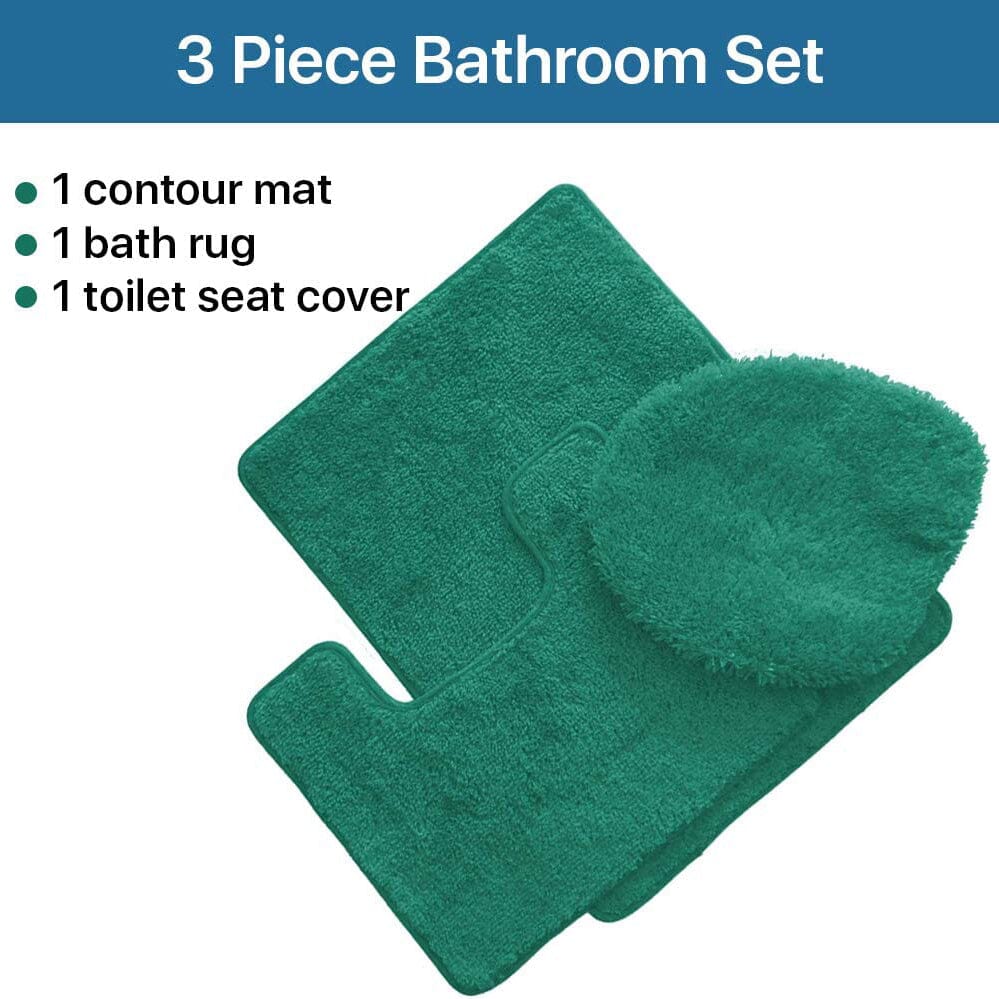 3-Piece Set: Simple Elegance by Ben&Jonah Bath Rug Bath - DailySale