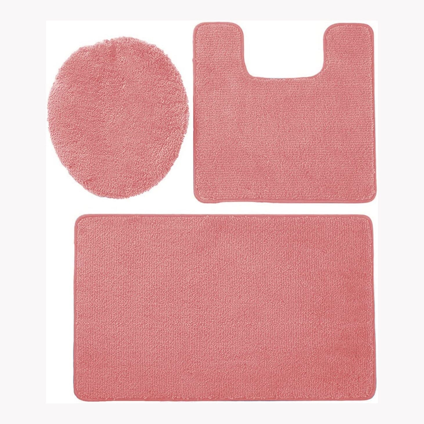 3-Piece Set: Simple Elegance by Ben&Jonah Bath Rug Bath Peach - DailySale