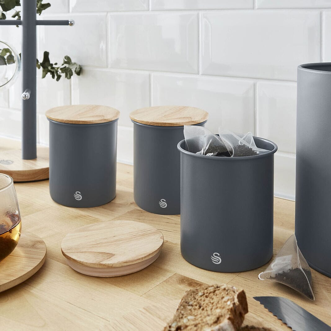 3-Piece Set: Swan Nordic Canisters Kitchen Storage - DailySale