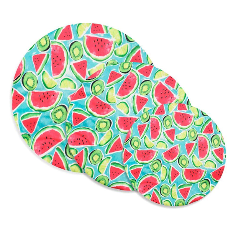 3-Piece: Stretchable Bowl Covers Kitchen Storage Fruit - DailySale