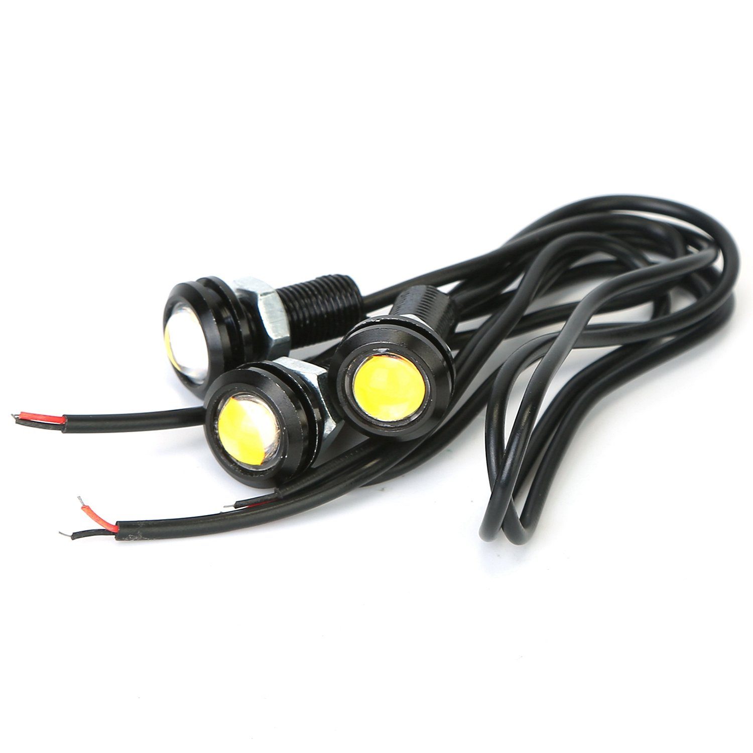 3-Pieces: Amber Eagle Eye LED Light Automotive - DailySale