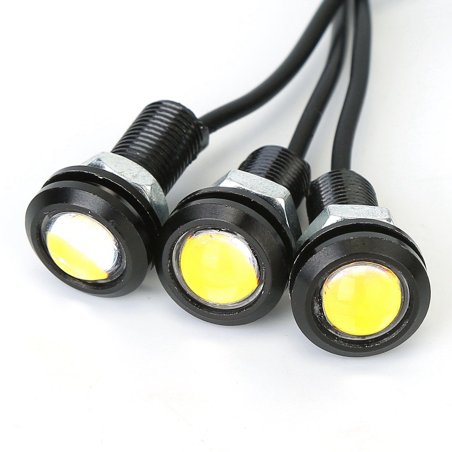 3-Pieces: Amber Eagle Eye LED Light Automotive - DailySale