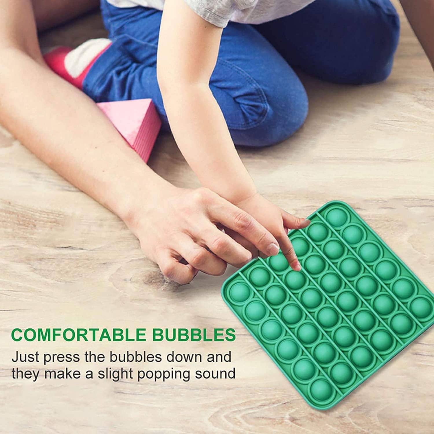 3-Pieces: Bubble Squeeze Sensory Fidget Toy Toys & Games - DailySale