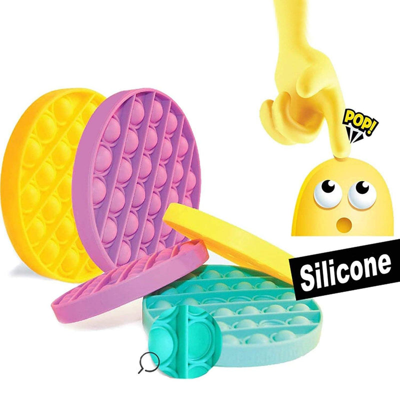 3-Pieces: Bubble Squeeze Sensory Fidget Toy Toys & Games - DailySale