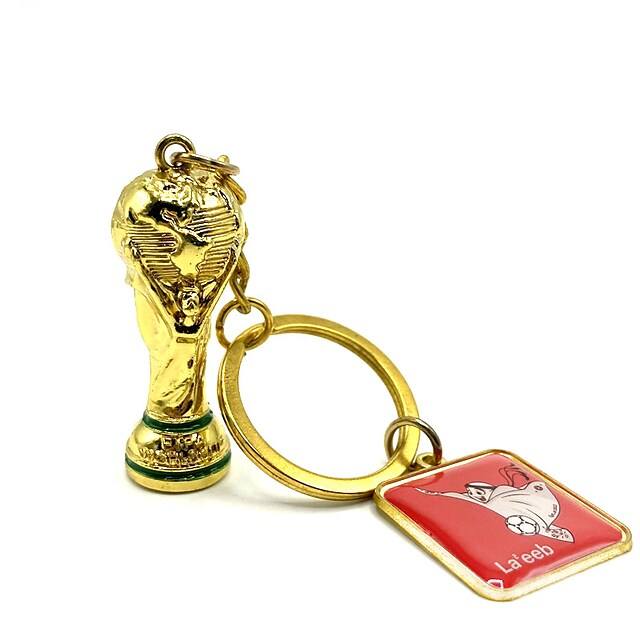 3-Pieces: Keychain Small Pendant Mascot Emblem 2022 Qatar World Cup Everything Else - DailySale