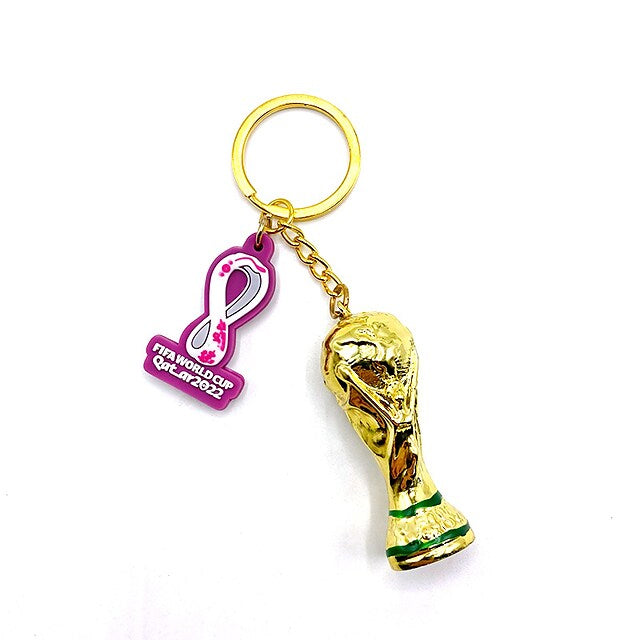 3-Pieces: Keychain Small Pendant Mascot Emblem 2022 Qatar World Cup Everything Else - DailySale